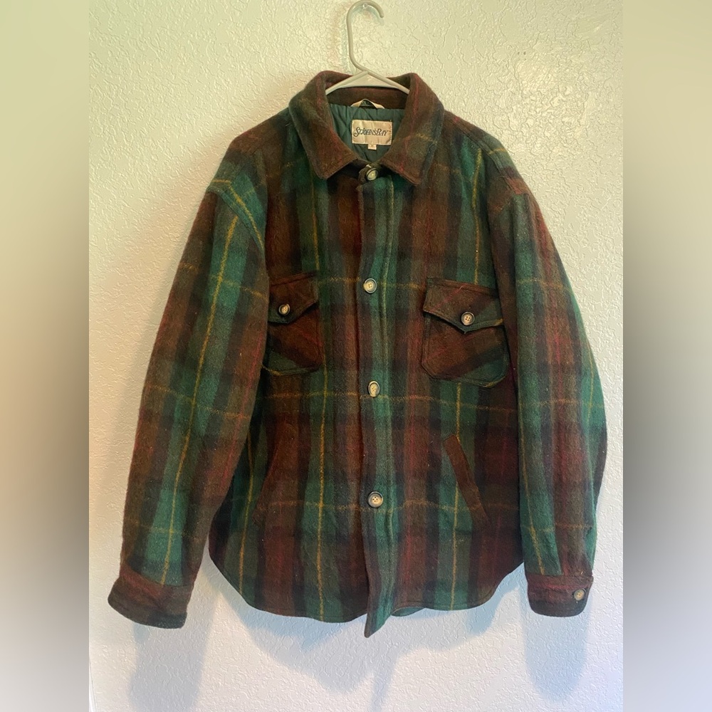 St. John's Bay Multicolor Plaid Wool Jacket